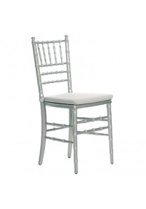 Silla Tiffany color plata