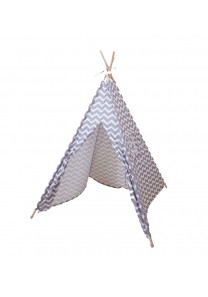 Tipi zig zag gris