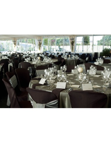 Silver bow for chair