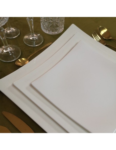 Square plate 31.5×31.5 cm Mod. Extreme (presentation)