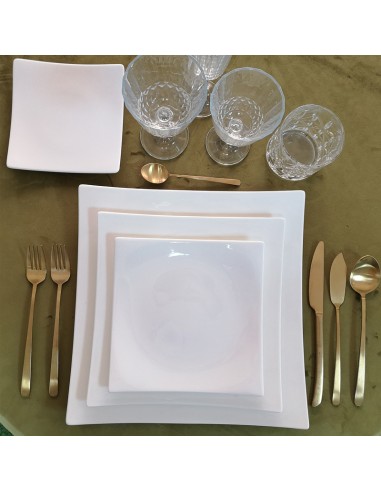 Plato cristal cuadrado cheap