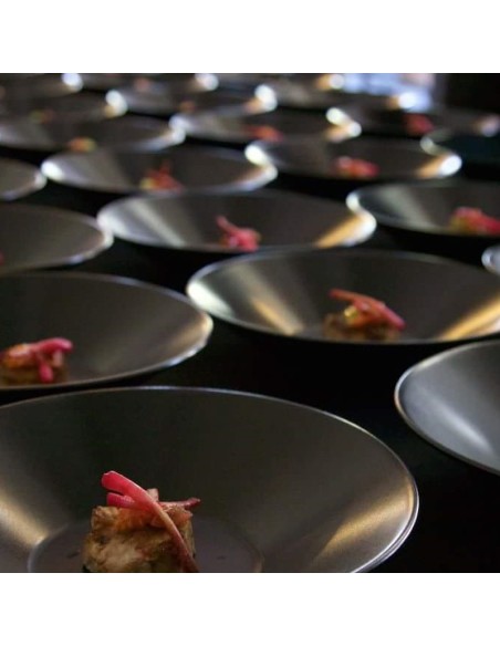 Black wok plate