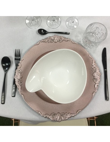 Bowl with handle 23x20x8 cm Mod. Asimetric