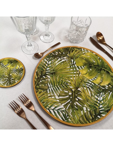 Tropical large leaves