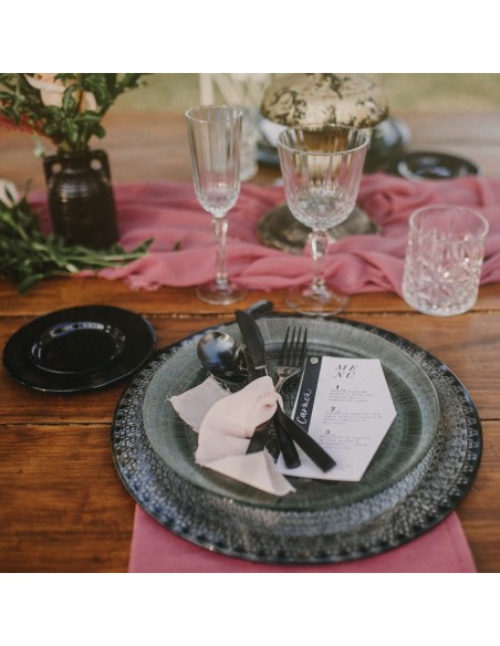 Black Table Spoon