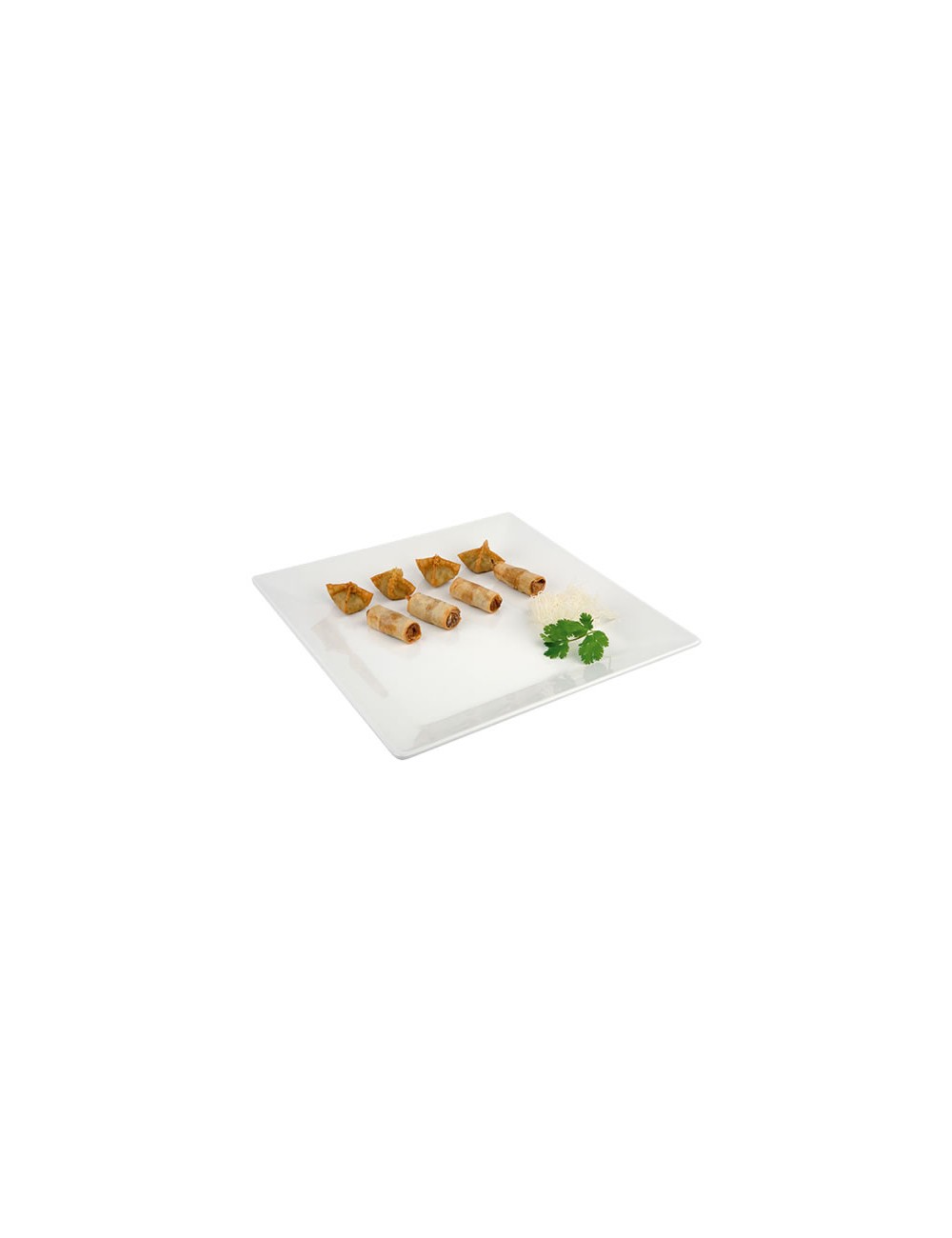 Bandeja melamina blanca 37×37 cm