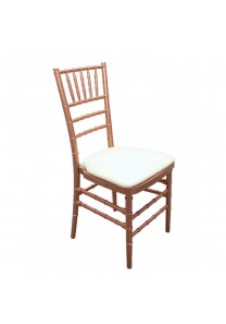 Cojín polipiel blanco silla Tiffany