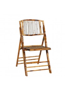 Cojin blanco silla bambú