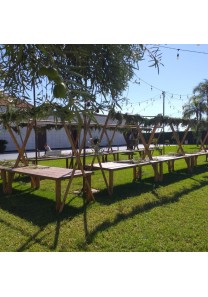 Mesa de madera 4 patas