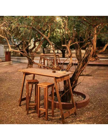 Wooden stool