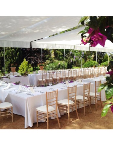 Round white tablecloth 352 cm