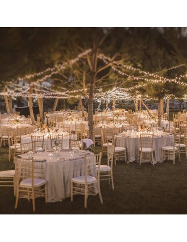 Round beige tablecloth 352 cm
