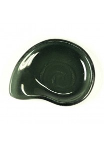 Bandeja degustación vidrio negro 7,5×8,5 cm