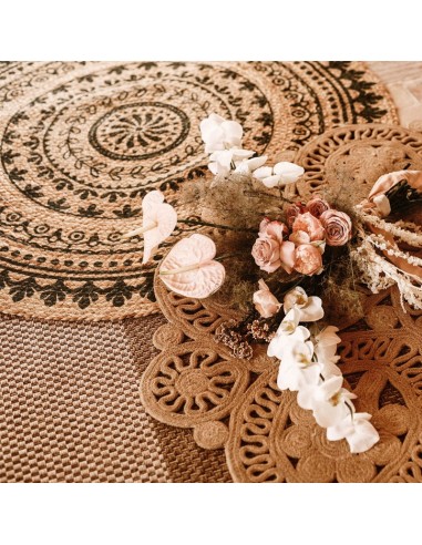 Round mandala rug