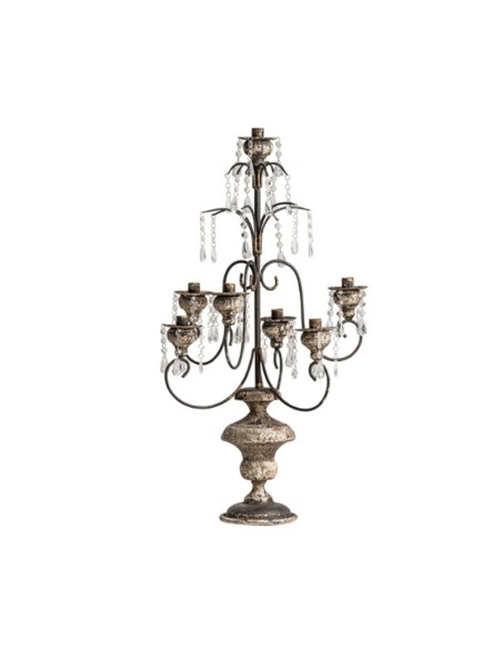 Vintage iron candlestick