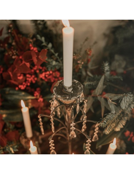 Vintage iron candlestick