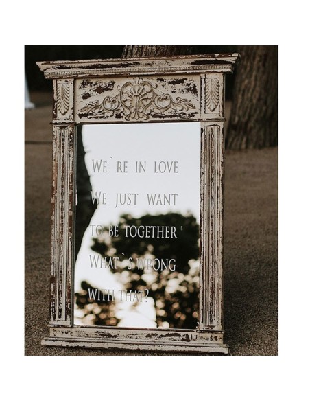 White mirror