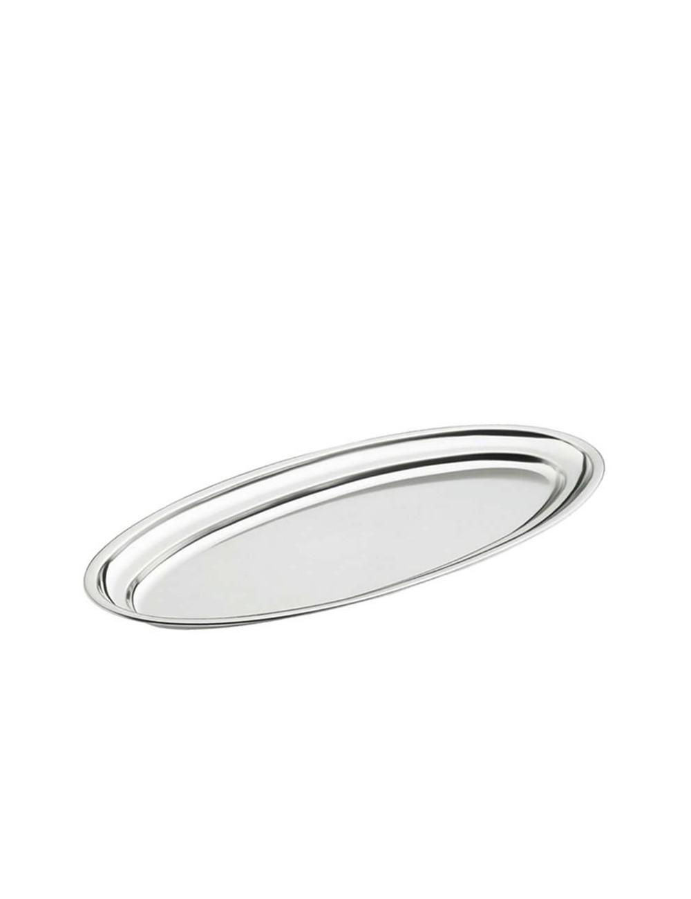 Bandeja oval inox 4o cm