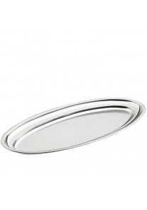 Bandeja oval inox 40 cm