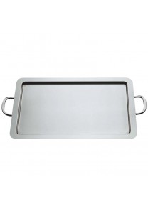 Bandeja servicio inox con asas 53×32,5 cm