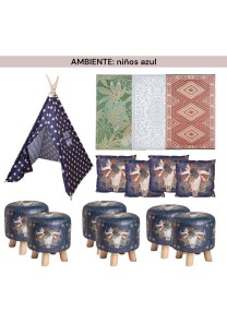 Ambiente niños azul