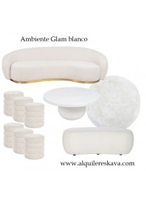 Ambiente Glam blanco