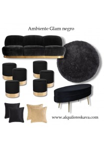 Ambiente Glam Negro